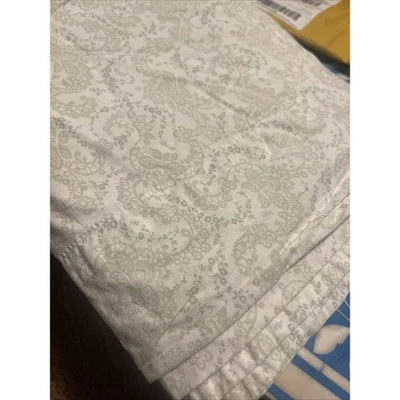 Simply Shabby Chic 完好绿色印花大号棉质床单 — 第 1/4 张图片