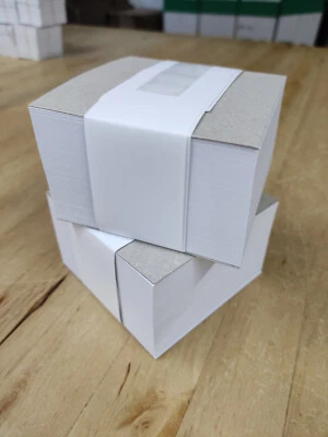 1000 Notizzettel 9 x 9 cm unbedruckte lose Blätter für Zettelboxen, Nachfüllset - Bild 1 von 3