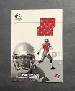 2002 SP Authentic Threads Marquise Walker #AT1-MW Rookie RC - Picture 1 of 2