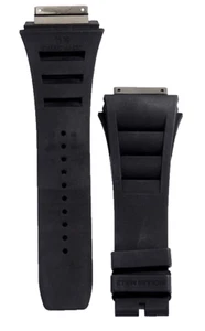 Richard Mille RM011 RM11-03 RM65 Rubber Black Strap Medium - Picture 1 of 3