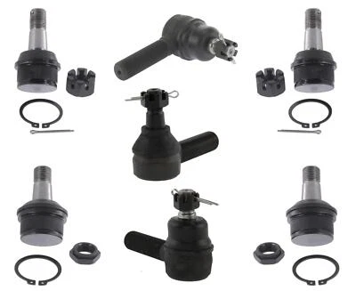 for 72-86 Jeep CJ5 CJ7 CJ8 3 Outer Tie Rod Rods End Short Tie Rods 4 Ball Joints - Image 1 of 4