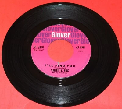 VALERIE & NICK "I'll Find You" 1964 RARE NORTHERN SOUL GLOVER NEAR MINT -HEAR IT - Image 1 of 2