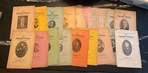 Set of 19 Volumes of Antique Checker Magazines c. 1900 - Checker World - Picture 1 of 13