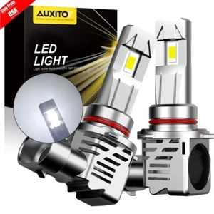 9012 HIR2 LED Headlight Bulbs Kit High Low Beam Super Bright 6500K White 24000LM - Bild 1 von 11