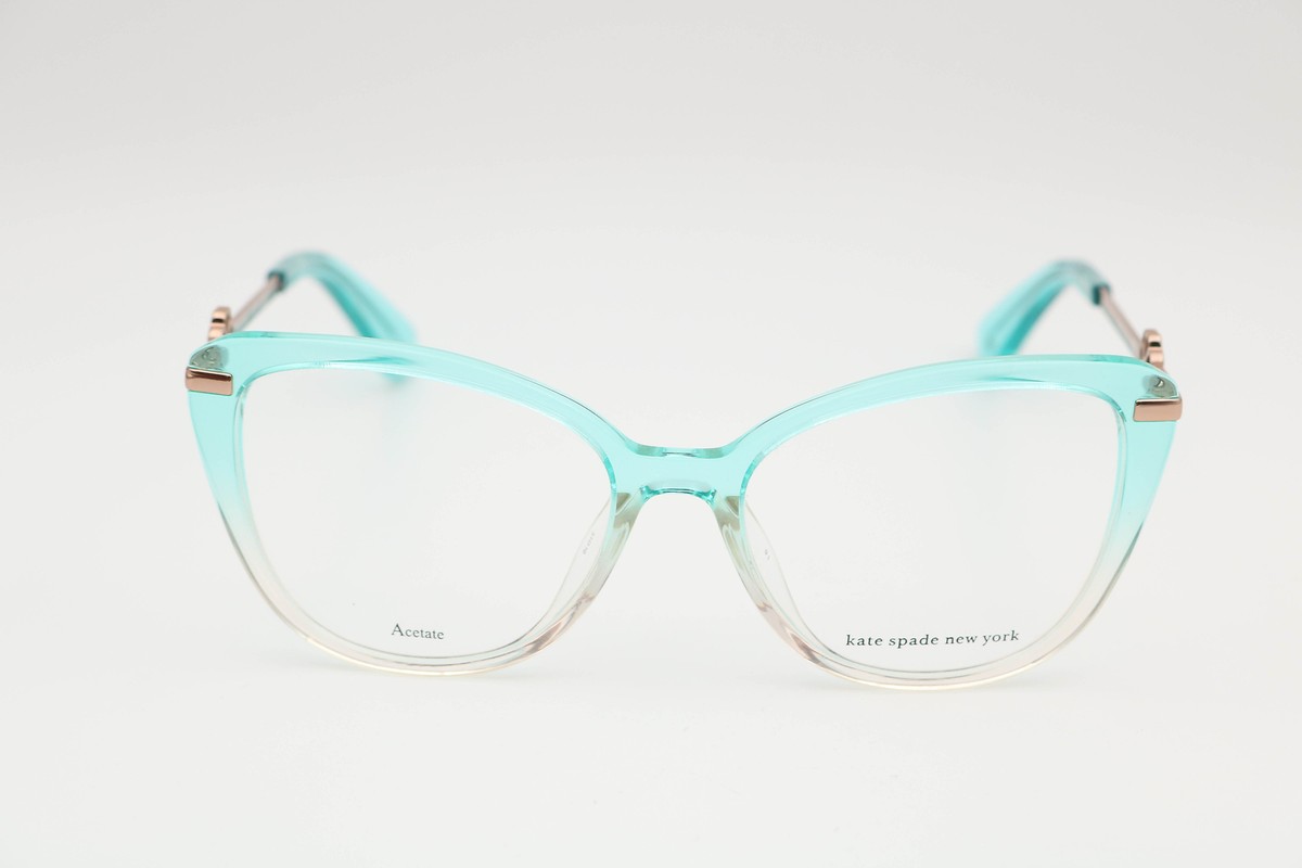 Kate Spade EYEGLASSES KSFLVIA-IWB-51 New with case Kate Spade Flavia 807 Shiny Black Gold Women main image 3