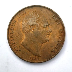 Great Britain 1831 Penny KM#707 Higher Grade - Picture 1 of 2