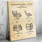 Office Chair Patent Canvas Print Boss Gifts Office Wall Art Business Gifts