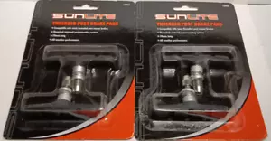 NOS Sunlite Threaded 70mm Post Mount Brake Pads Shoes V-brake #13907 - 2 Packs - Picture 1 of 3