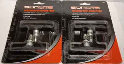 Zapatas de freno de montaje en poste de 70 mm roscadas Sunlite NOS freno en V #13907 - 2 paquetes Foto 1 de 3