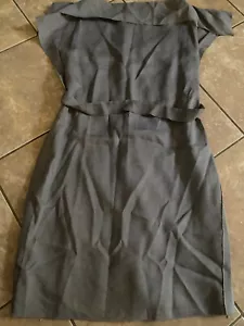 ESCADA Sport 42 Ramie Silk Belted Structured Lined Dress - Picture 1 of 8