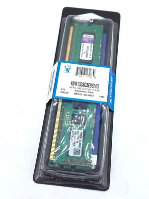 Kingston KVR1333D3E9S/4G 4GB PC3 DIMM 1333 MHz DDR3 SDRAM Memory *NEW SEALED* - Image 1 of 4