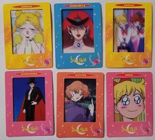 2000 Artbox Sailor Moon Film cards: #11 Serena, 13, 16, 17 Tuxedo Mask, 20, & 22