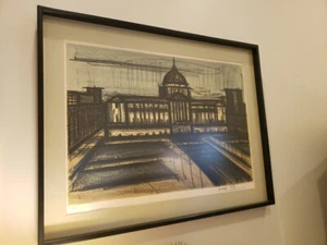 Bernard Buffet Signed Numbered Lithograph Print of San Francisco MCM Brutalist - Picture 1 of 6