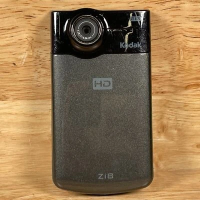 Kodak Zi8 Black HDMI 2.5" LCD 5MP 1080p 4x Digital Zoom Pocket Video Camera - Image 1 of 4