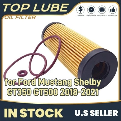 Filtro de aceite premium para motor Ford Mustang Shelby GT350 GT500 2018-2021 5,2 L Foto 1 de 4