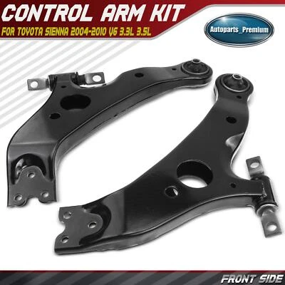 2x Brazo de control inferior delantero izquierdo y derecho para Toyota Sienna 2004-2010 V6 3,3 L 3,5 L Foto 1 de 4