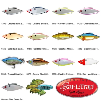 Rat-L-Trap SALTWATER Crankbait Lipless 3/4oz MAGNUM Any 13 Rattle Lure Colors - Image 1 of 4