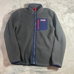 Vineyard Vines Unisex Youth XL (18) Fleece Lined Full Zip Jacket Whale Logo - Picture 1 of 4