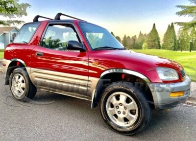 for:1996-2000 Toyota RAV4 Stainless Lip Arch Fender Wheel Well Trim 4Pc 2" Half - Image 1 of 4