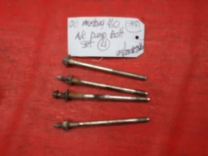 06-10 FORD 4.0 V6 MUSTANG AC A/C COMPRESSOR PUMP MOUNT MOUNTING BOLT BOLTS SET 4 - Picture 1 of 5