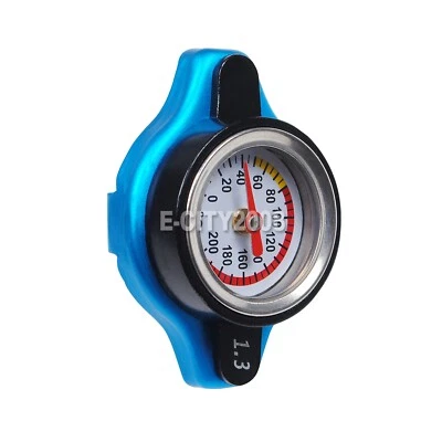 1.3 Bar Thermostatic Radiator Cap 13 PSI Pressure Rating with Temperature Gauge - Image 1 of 4