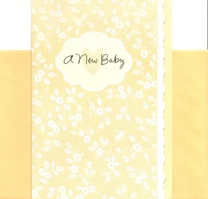 Congratulations New Baby On Angel Angel's Wings Hallmark Greeting Card   - Picture 1 of 3