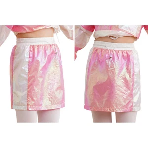 Kids Girls Skirts Running Skirt Performance Skort Color Block Underskirt Jazz - Picture 1 of 14