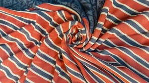 Pure Silk Saree Indian Vintage Sari Georgette Chinon Printed Fabric PGS1623 - Picture 1 of 9