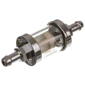 FILU gasoline filter - solid metal design outside diameter 28 mm connection 8 mm - Picture 1 of 2