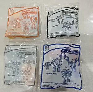 McDonald's Happy Meal Toys 2019 Transformers Cyberverse Full Set Of 4 Unopened - Picture 1 of 5