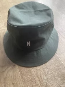 BNWT NORSE PROJECTS DARTMOUTH GREEN TWILL BUCKET HAT - ONE SIZE - MADE IN USA - Picture 1 of 9