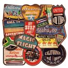 36Pcs Surfing Stickers Pack Retro Summer Beach Sea Hawaii Airline Luggage Decals
