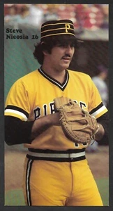 Tarjeta fotográfica #2 Steve Nicosia Piratas de Pittsburgh sin firmar 4-1/2 x 8-1/2 - Imagen 1 de 1