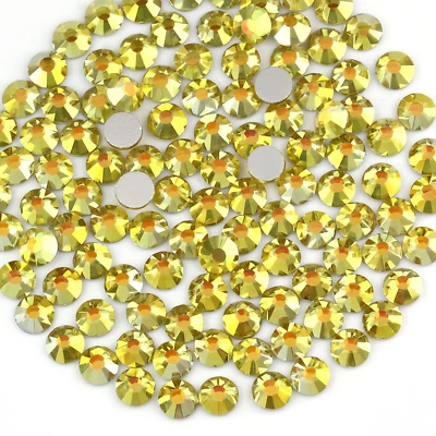 1440pcs Bright Gold Rhinestones Flatback Gems for Nails Clothes Craft Decoration - Image 1 of 4