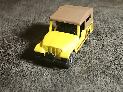 Rare 1977 Matchbox Superfast Keep CJ-6 70's Vintage Lesney No 55 Yellow  - Image 1 of 4