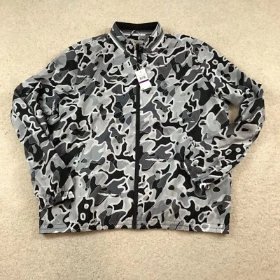 Original Penguin Jacket Mens 2XL Full Zip Camo Printed New - Image 1 of 4