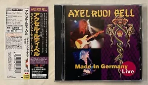 Axel Rudi Pell - Made In Germany Live (Japan 1st Press CD w/OBI) Jeff Scott Soto - Picture 1 of 3