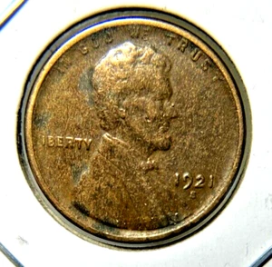 1921-S Weizenpfennig ss "gereinigt" besseres Datum und Münzzeichen. Hochwertig. 11,88 - Bild 1 von 4