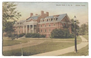 Vintage Iowa Albertype Postcard South I S C Ames Hand Colored State College - Picture 1 of 2