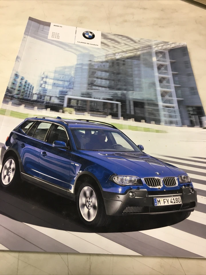 BMW Gamma X3 2.5i 3.0i 2.0d 3.0d Prospetto Opuscolo Catalogo Edizione 2004 - Immagine 1 di 4