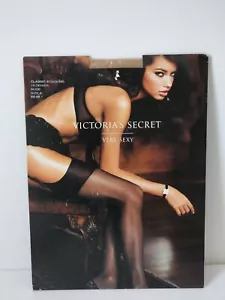 New Victoria’s Secret Glamour Lace Thigh High Nude Lace Size A Stockings Denier - Picture 1 of 4