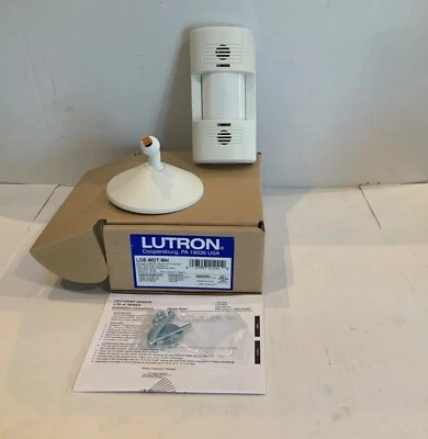 Lutron LOS-WDT-WH Dual Technology Occupancy Sensor 24V New In Box - Image 1 of 4