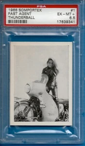1966 Somportex ThunderBall #1 James Bond Fast Agent PSA 6,5 - Imagen 1 de 2