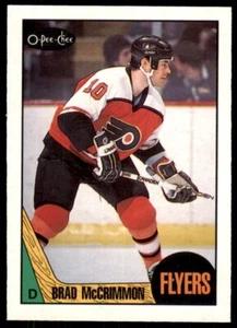 1987-88 O-Pee-Chee hockey Brad McCrimmon . Philadelphia Flyers #85 - Picture 1 of 2