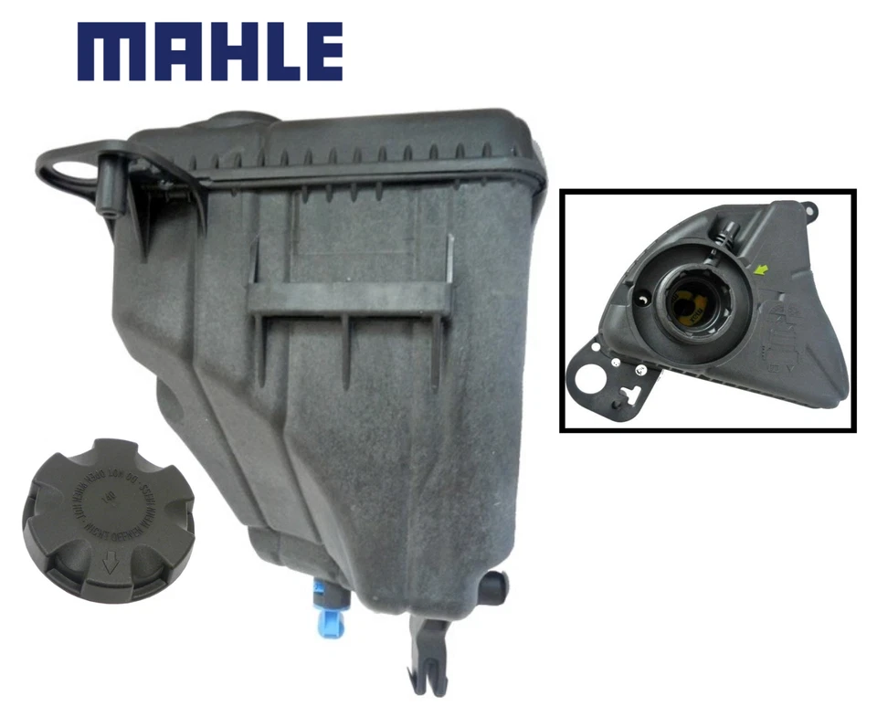 Coolant Expansion Tank w/ Sensor OE Mahle + Cap for BMW 535i d GT 640i 740i Li - Image 1 of 1