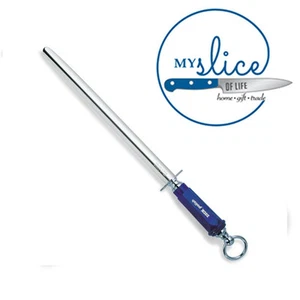 F Dick 12"/30cm Dickoron Oval Polish Steel 7.5503.30 -  Butcher / Honing  - Picture 1 of 2