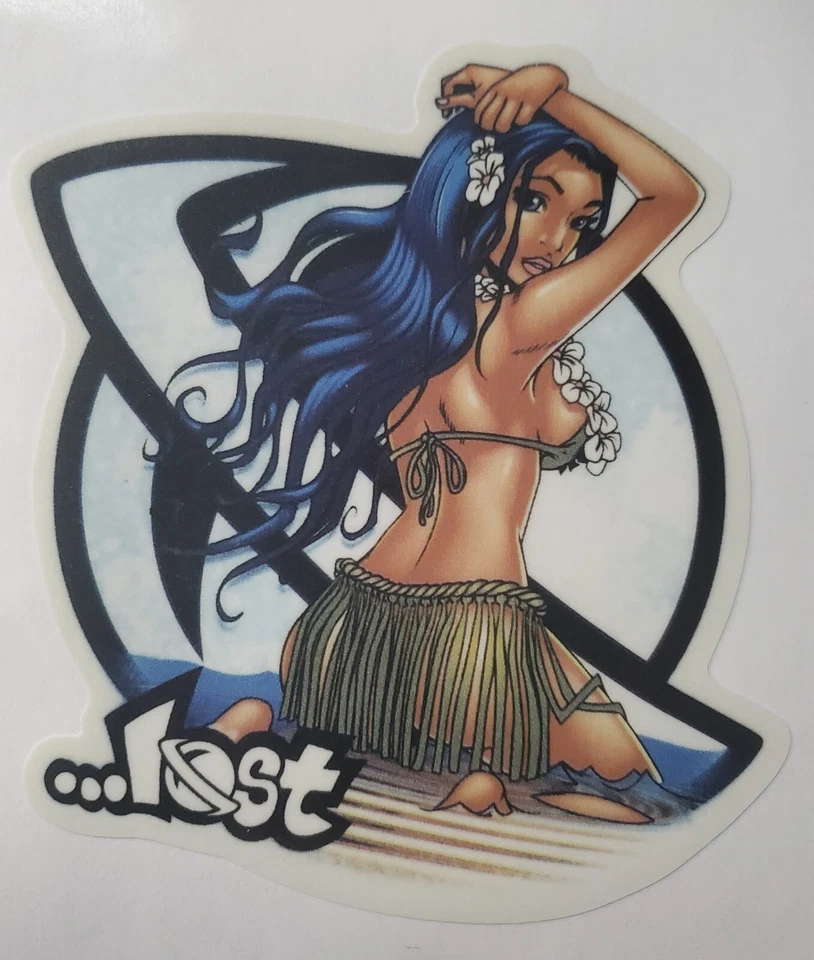 ...LOST ENTERPRISES Lost Enterprises Sticker - Hawaii decal hula Hawaiian surf