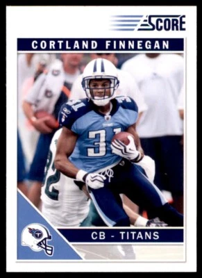 2011 Score Cortland Finnegan Tennessee Titans #283 1092 - Image 1 of 2