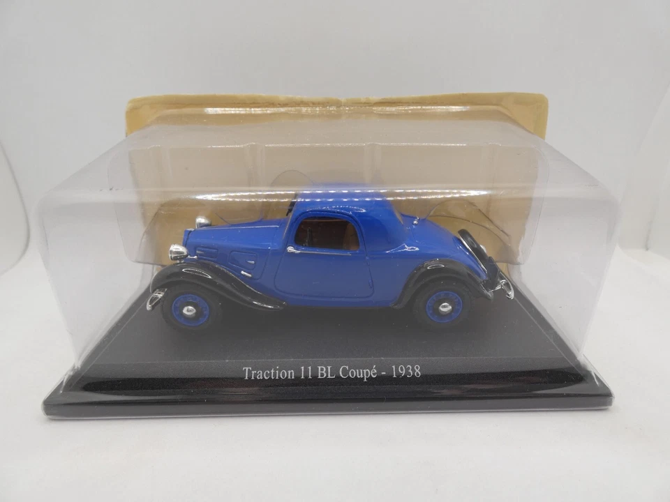 Citroen Traction 11 Bl Coupé 1938 1/43 Atlas Universal Hobby Sotto Blister - Immagine 1 di 1
