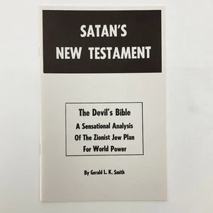Satans New Testament The Devils Bible Gerald LK Smith Booklet - Imagen 1 de 16